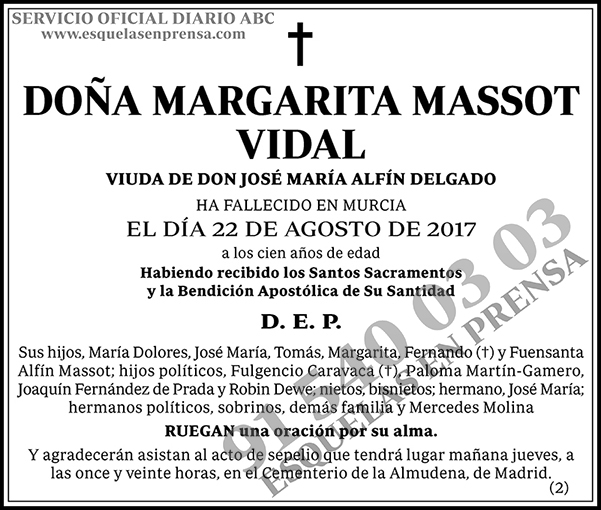 Margarita Massot Vidal